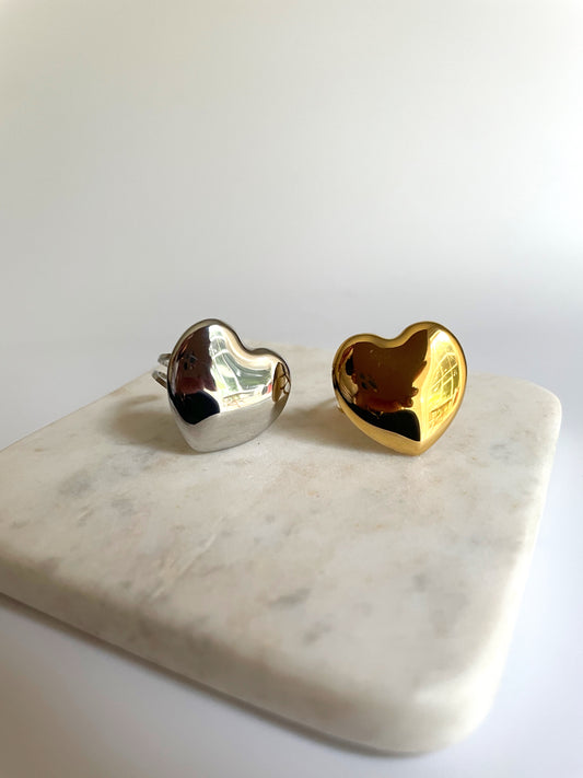 Chunky Heart Ring