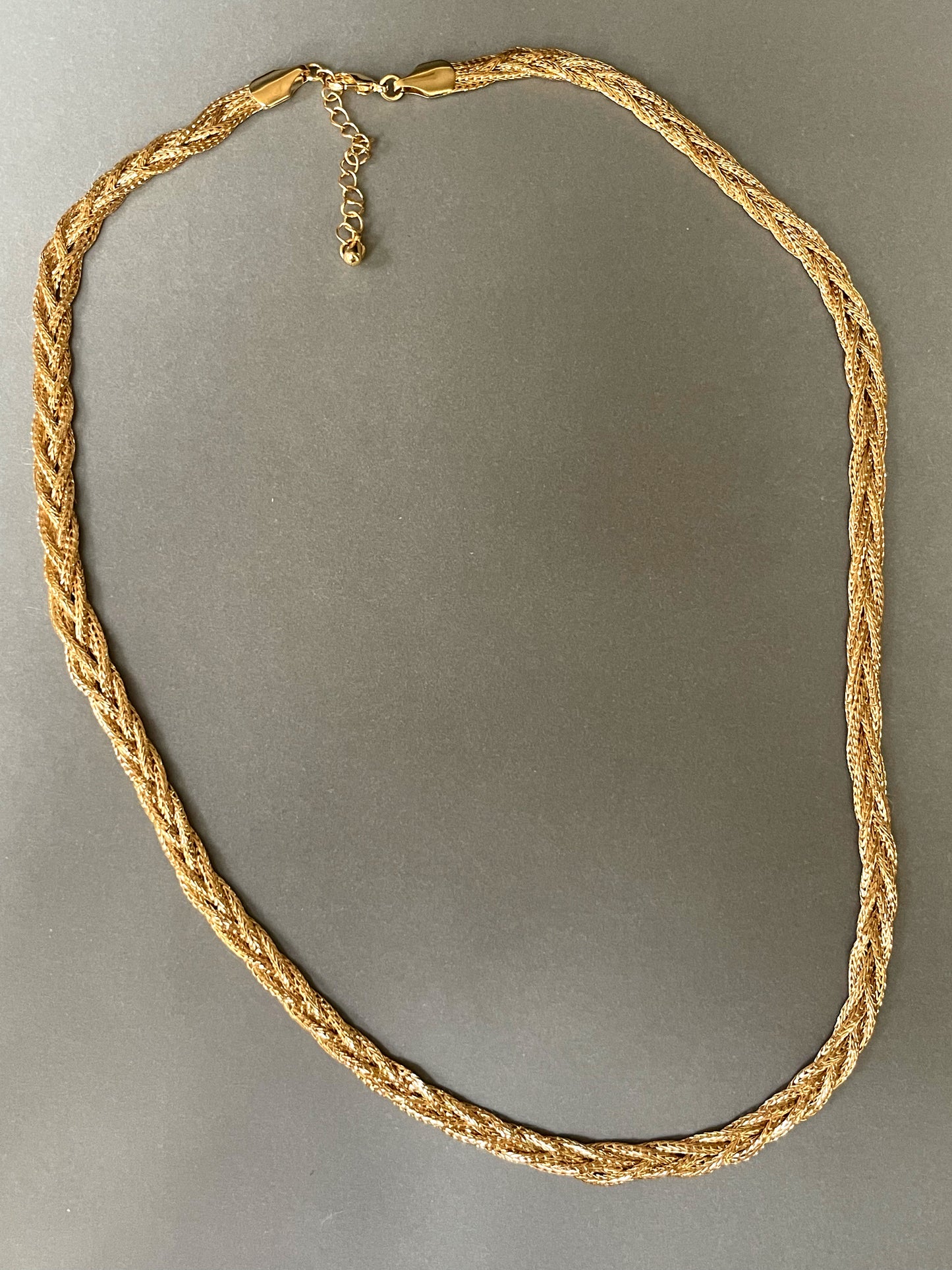 Amber Braided Necklace