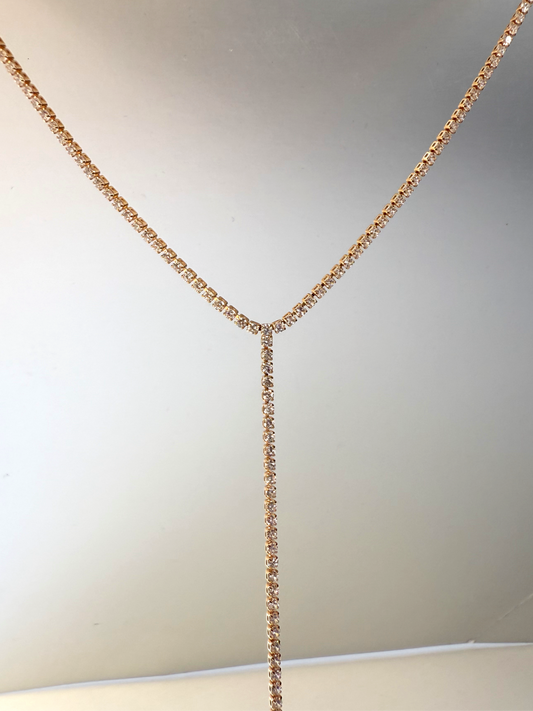 Tennis Lariat Necklace