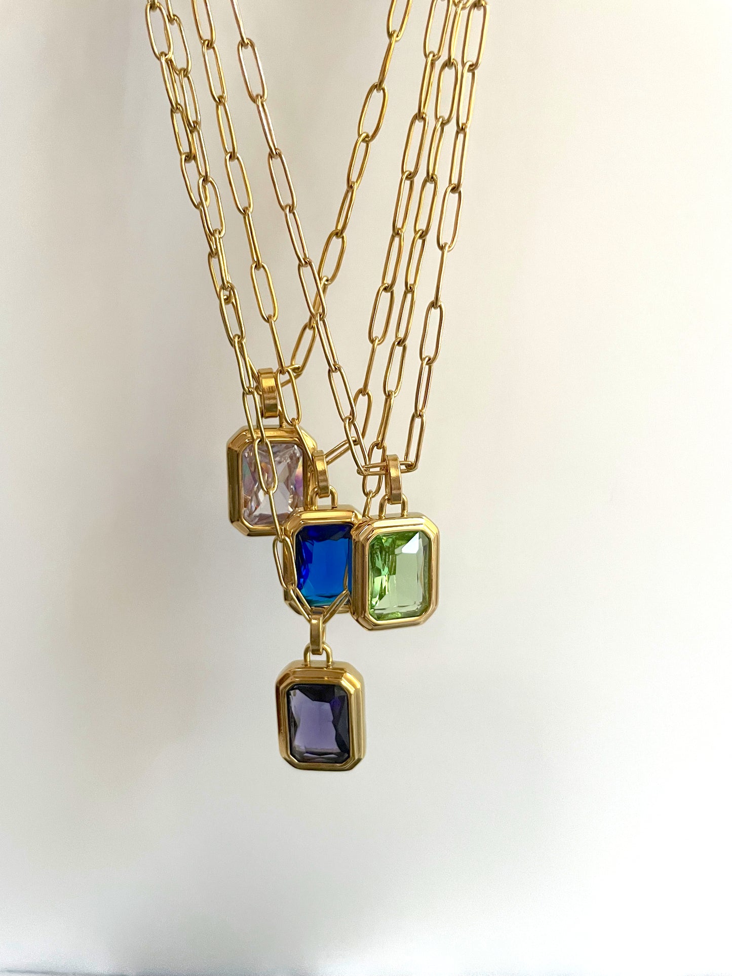 Colored Gem Necklace