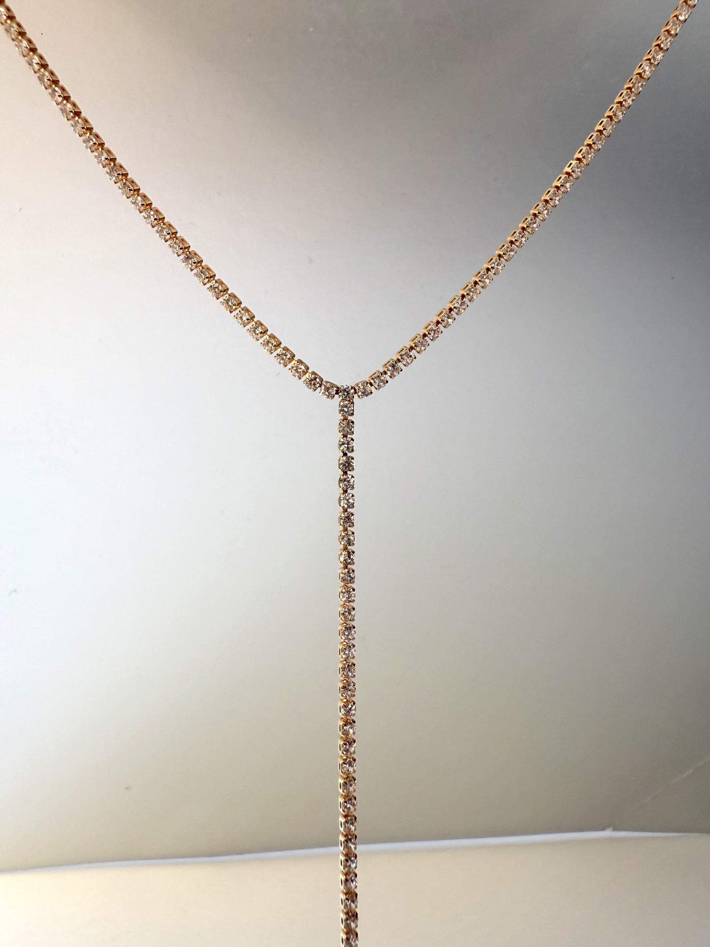 Tennis Lariat Necklace