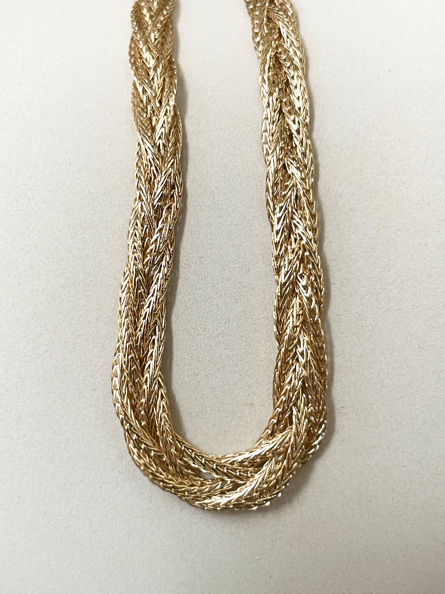 Amber Braided Necklace