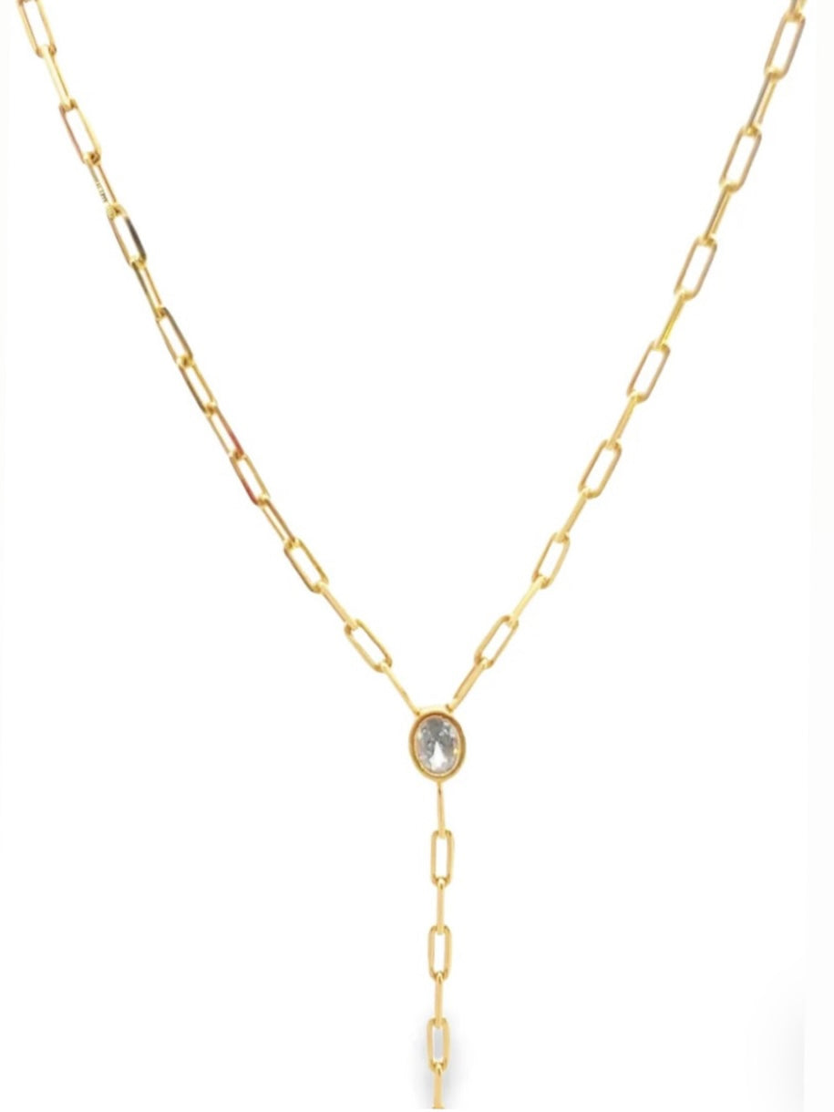 Riatta Lariat Necklace