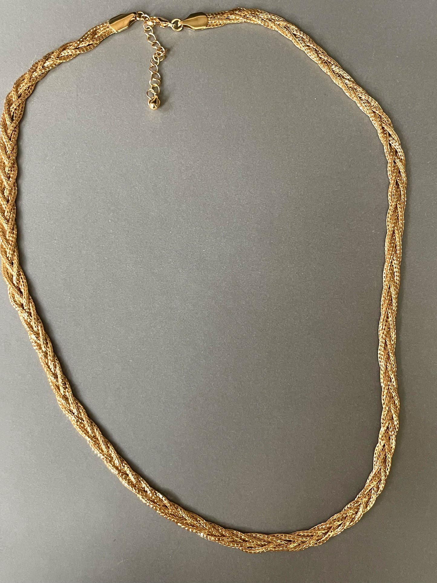 Amber Braided Necklace