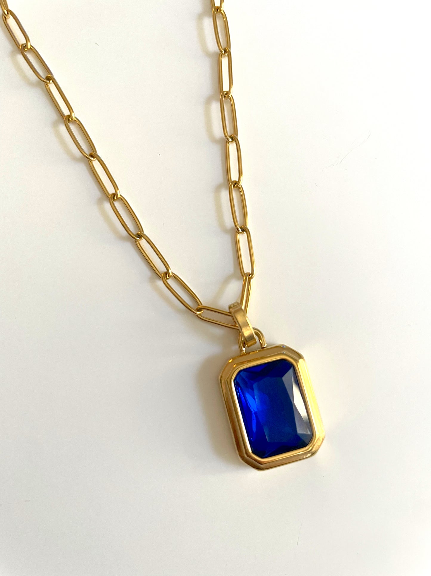 Colored Gem Necklace