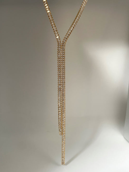 Elegance Baguette Lariat