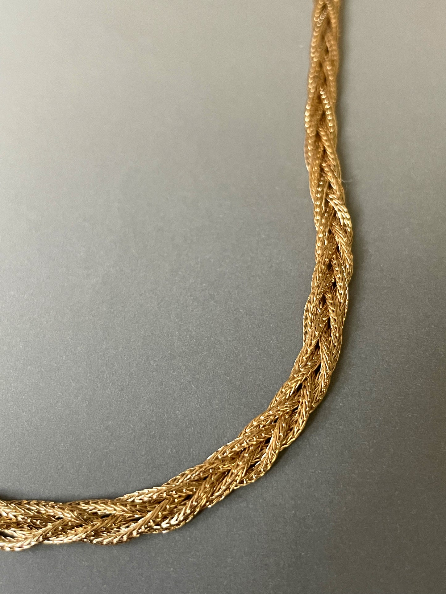 Amber Braided Necklace