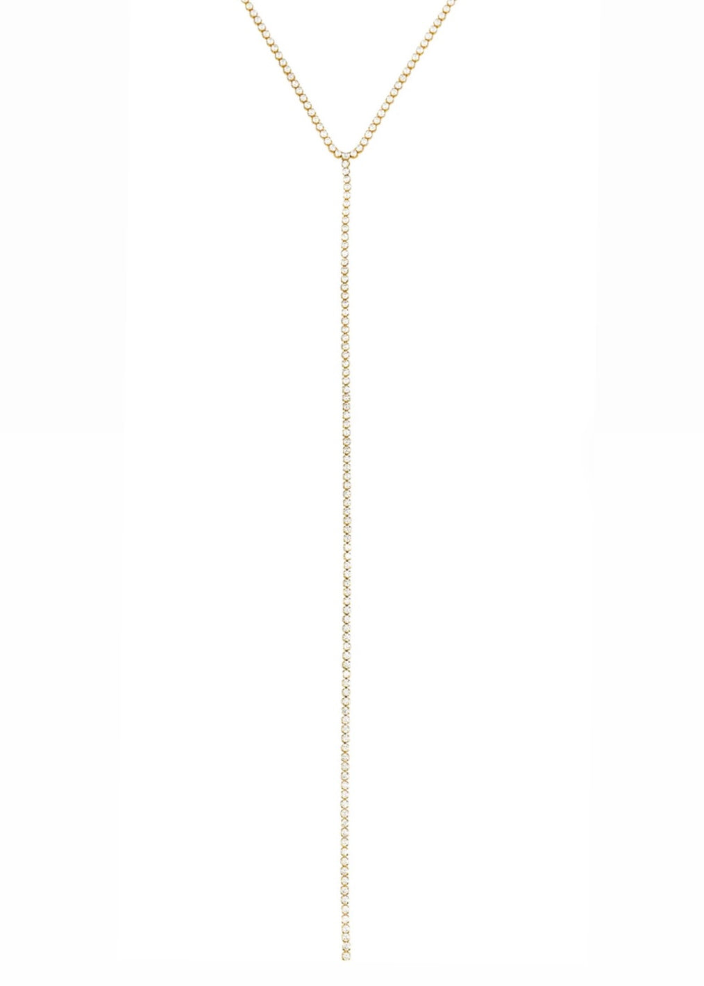 Tennis Lariat Necklace