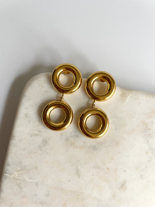 Multi circle earrings