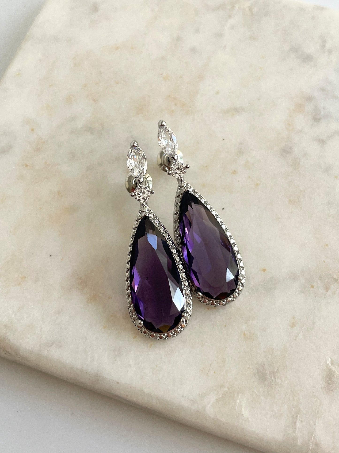 Lilac dream earrings