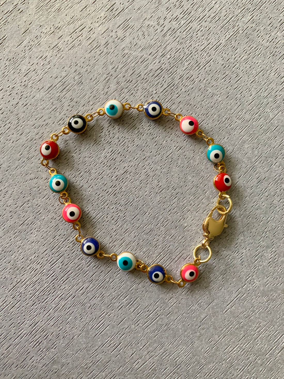 Multicolored Evil Eye Bracelet – Vita Ambita